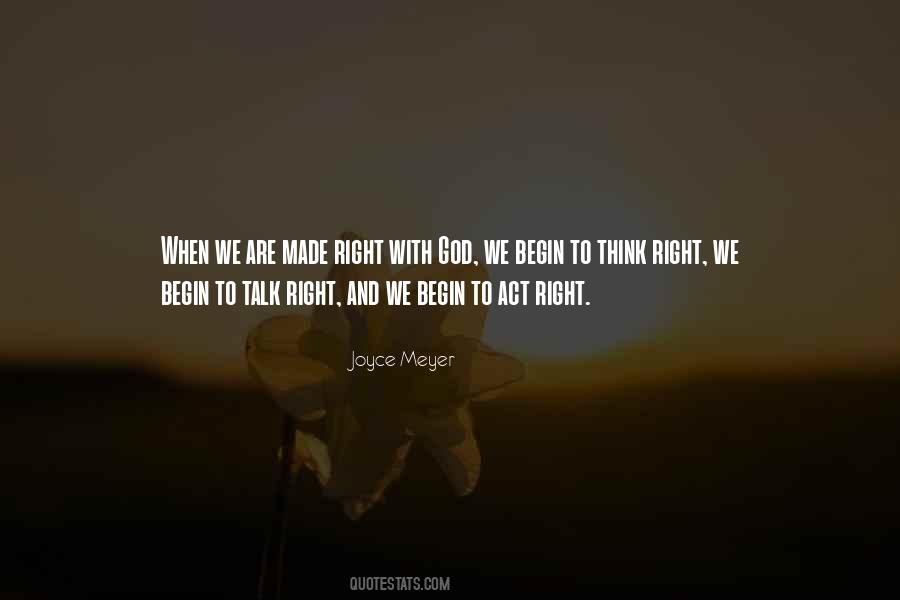 Right With God Quotes #129114