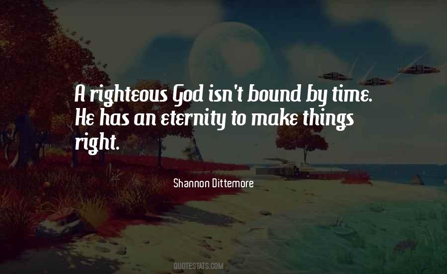 Righteous God Quotes #148616