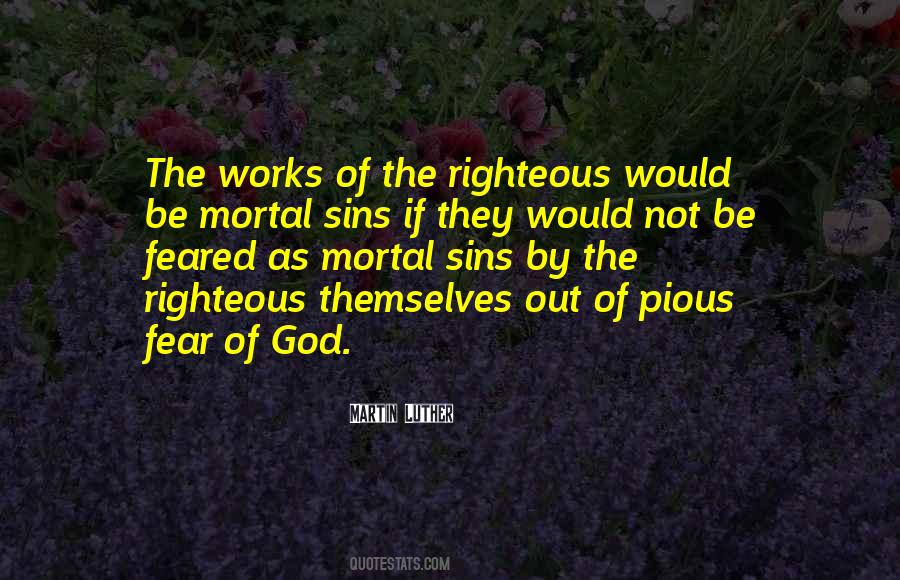 Righteous God Quotes #34893