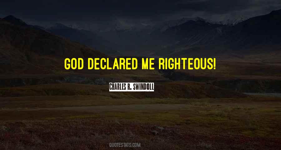 Righteous God Quotes #544597