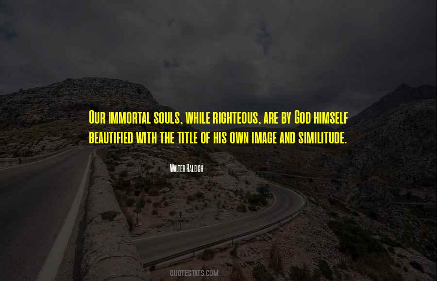 Righteous God Quotes #609197