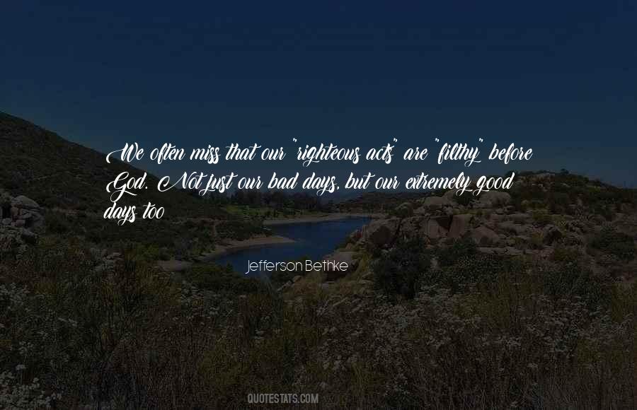 Righteous God Quotes #873226