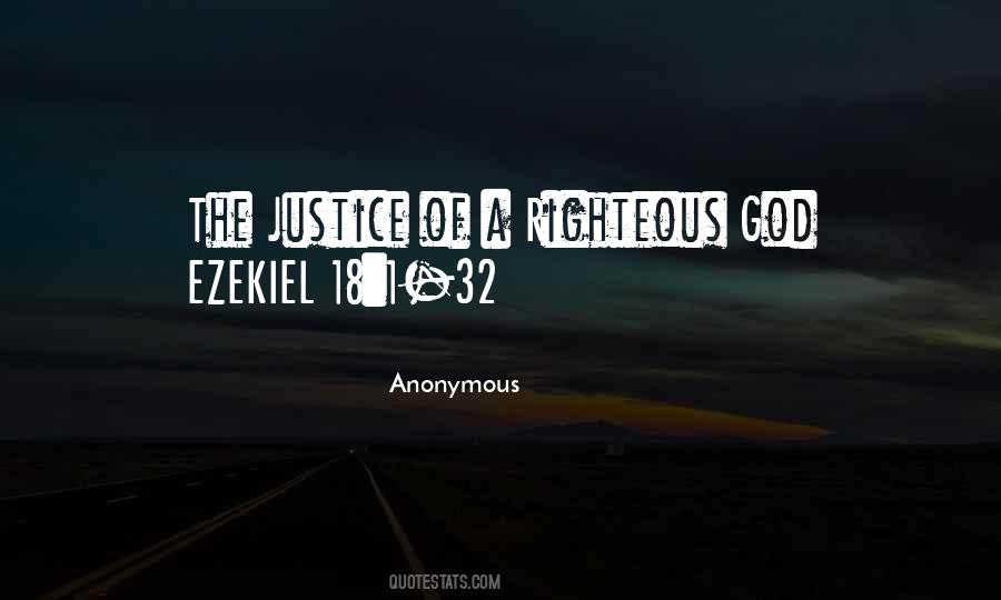 Righteous God Quotes #914652