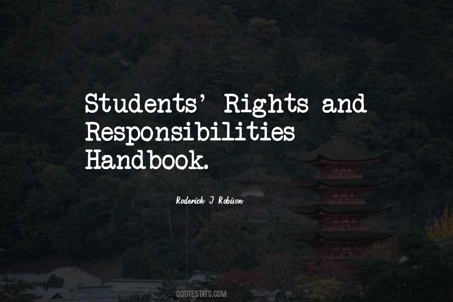 Rights Responsibilities Quotes #1110995