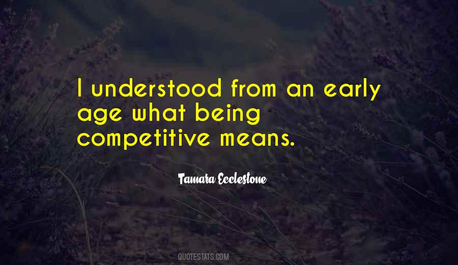 Quotes About Being Competitive #105118