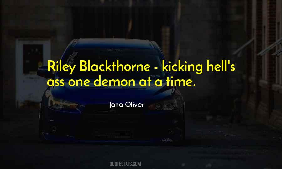 Riley Blackthorne Quotes #135486