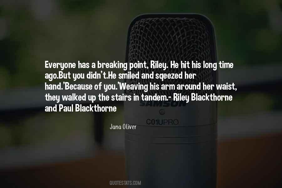 Riley Blackthorne Quotes #1388533