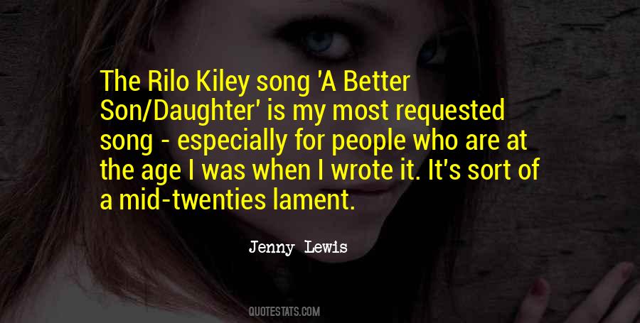 Rilo Kiley Quotes #942104