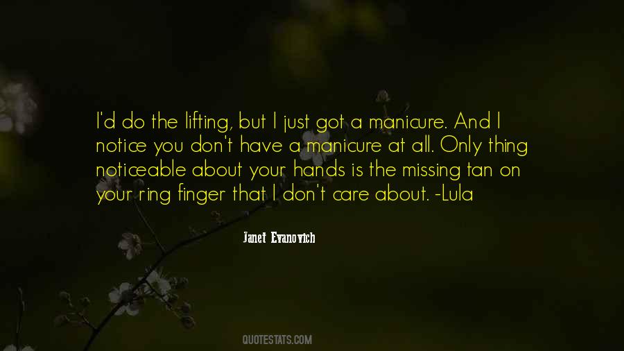 Ring On My Finger Quotes #1339954
