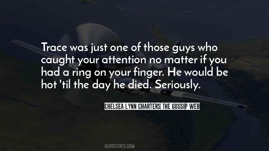 Ring On My Finger Quotes #299567