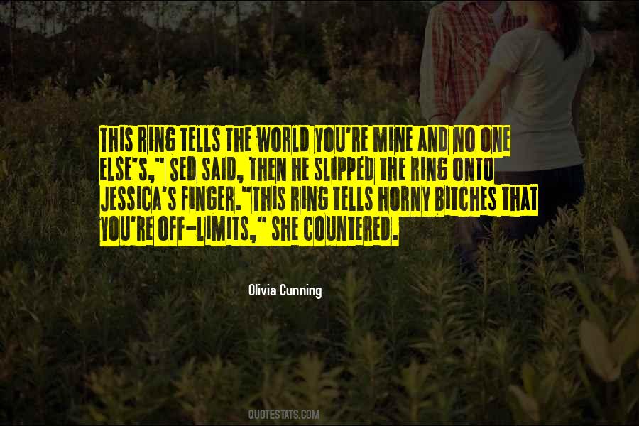 Ring On My Finger Quotes #836292