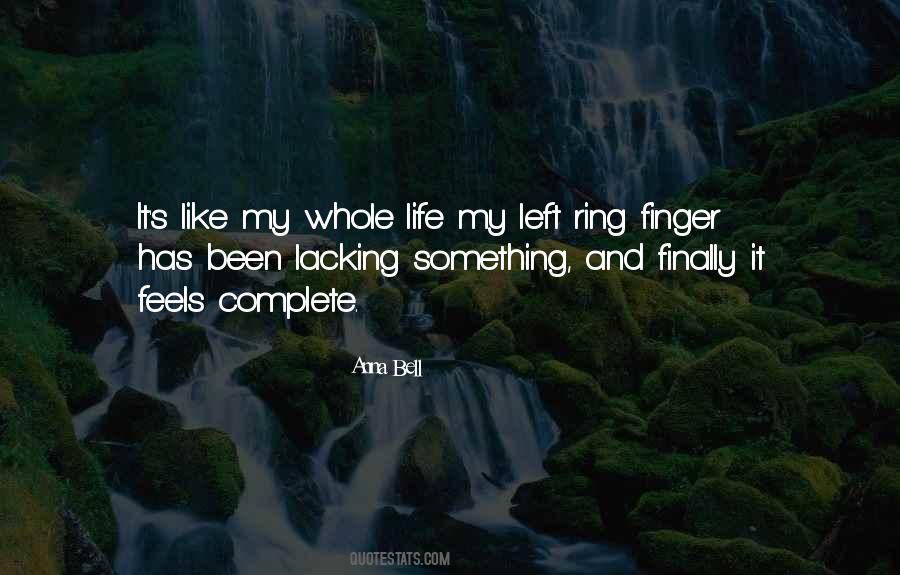 Ring On My Finger Quotes #866611