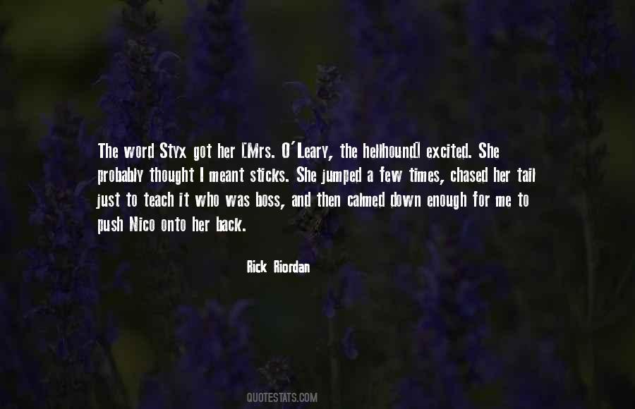Riordan Quotes #57318