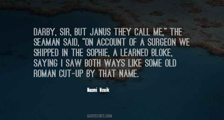 Quotes About Janus #1310875