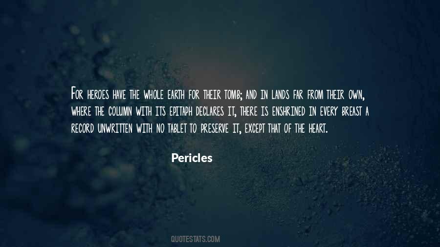 Quotes About Pericles #526716