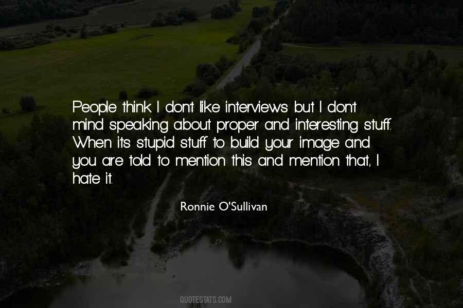 Quotes About Ronnie O'sullivan #1512689