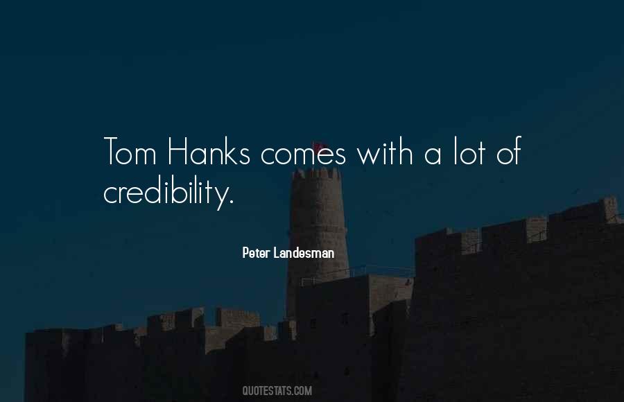 Quotes About Tom Hanks #728482