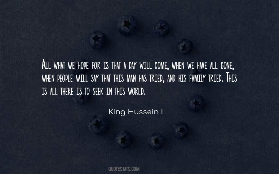 Quotes About King Hussein #792764