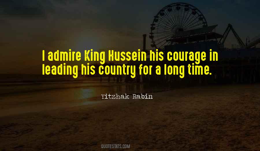 Quotes About King Hussein #796679