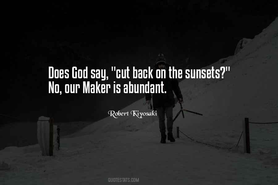 Quotes About Sunset And God #168208