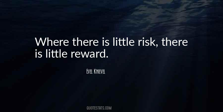 Risk Reward Quotes #1400758