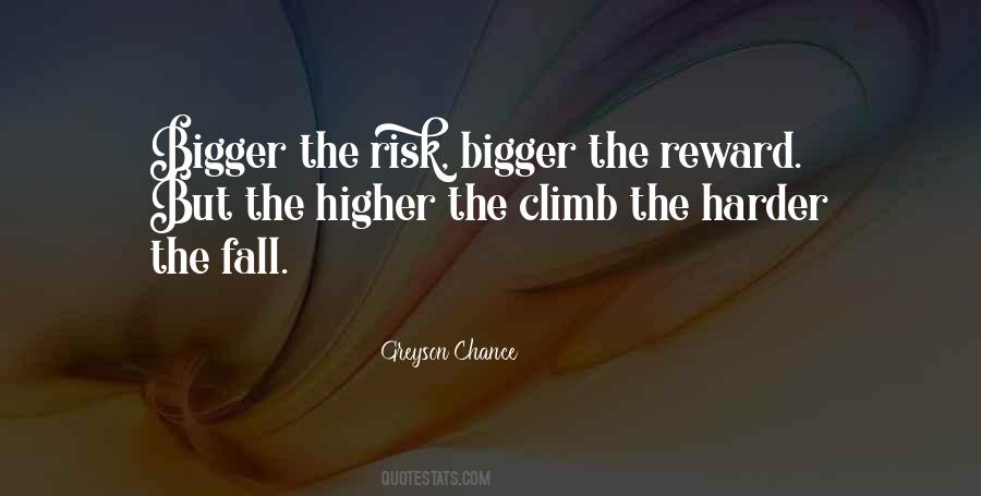 Risk The Fall Quotes #492383