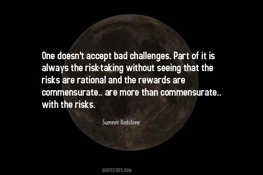 Risks And Rewards Quotes #496439