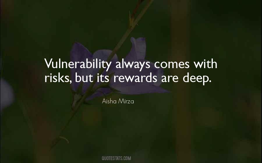 Risks And Rewards Quotes #974759