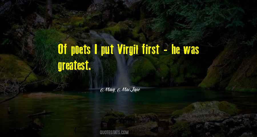 Quotes About Virgil #1541596