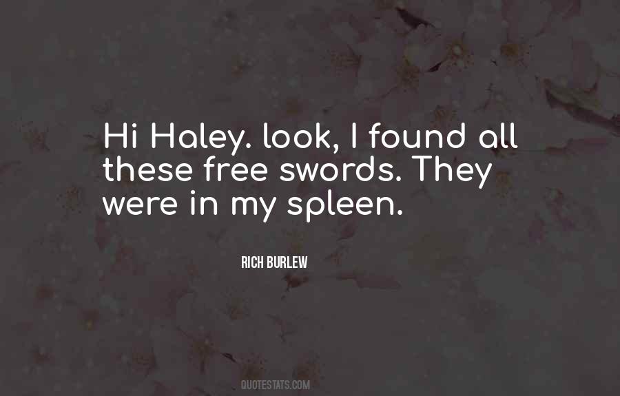 Quotes About Haley #1499871