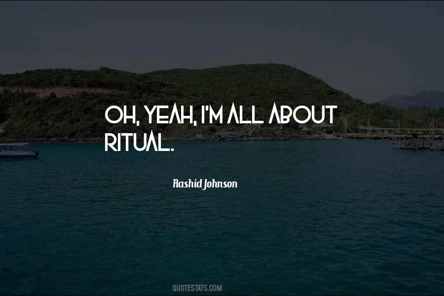 Ritual Quotes #1280225