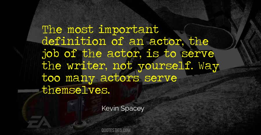 Quotes About Kevin Spacey #369963