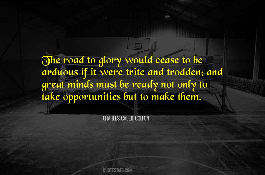 Road To Glory Quotes #1830143