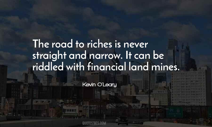 Road To Riches Quotes #69187