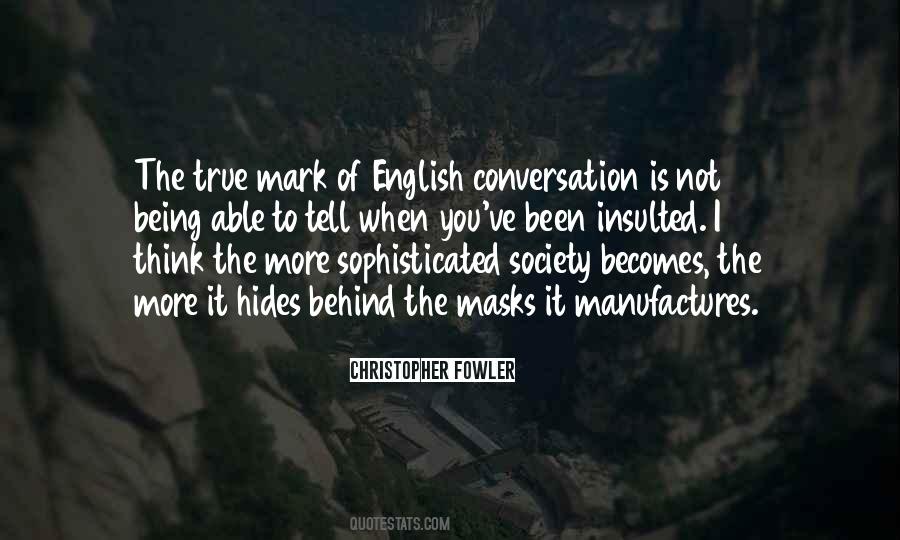 Quotes About Being English #1015613