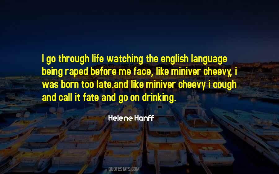 Quotes About Being English #762500