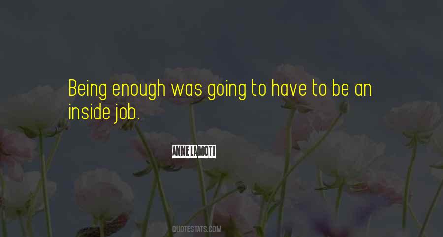 Quotes About Being Enough #1150575