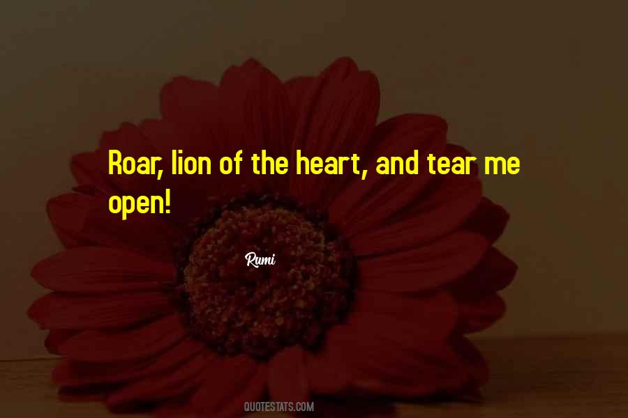 Roar Of A Lion Quotes #1414374