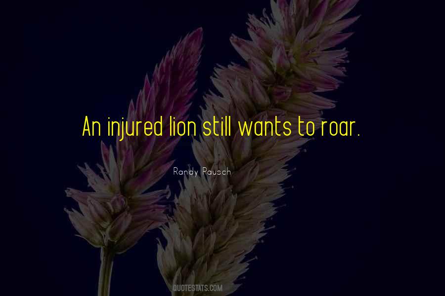 Roar Of A Lion Quotes #1569842