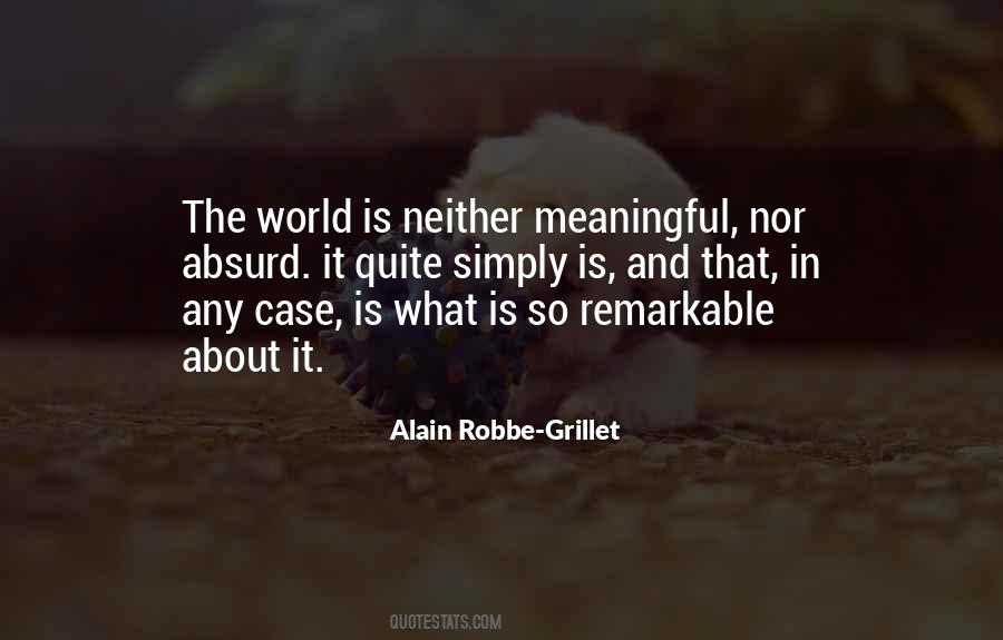 Robbe Grillet Quotes #1198245