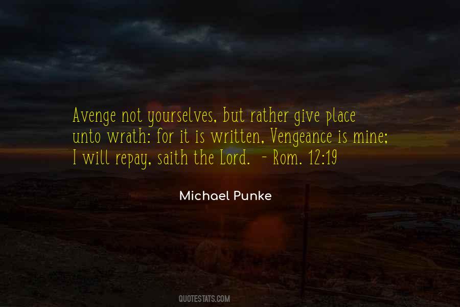 Quotes About Avenge #122305