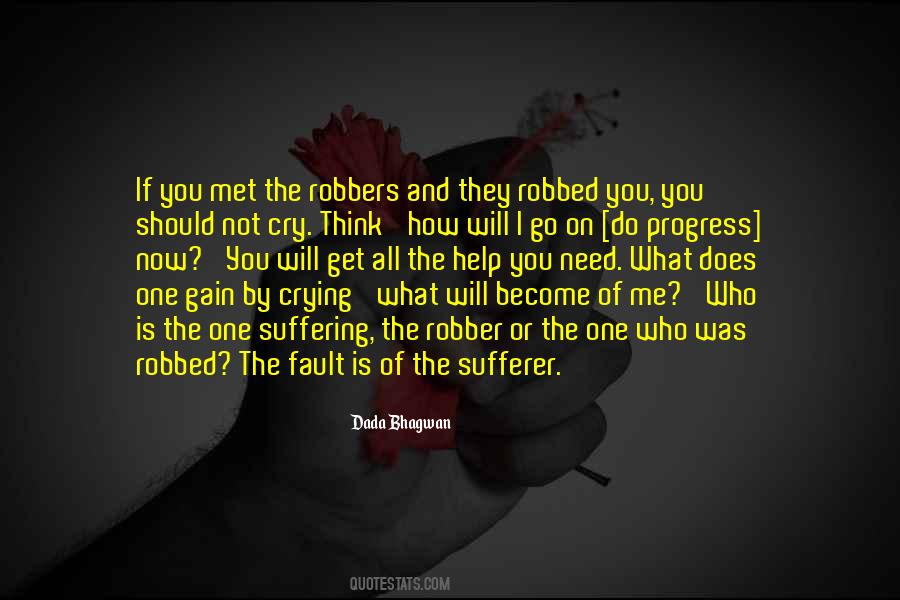 Robber Quotes #299882