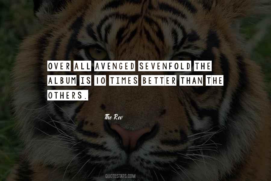 Quotes About Avenged #433619