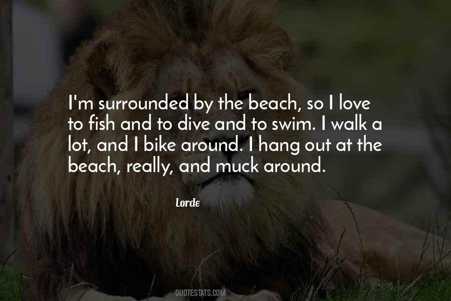 Quotes About A Walk On The Beach #1146778