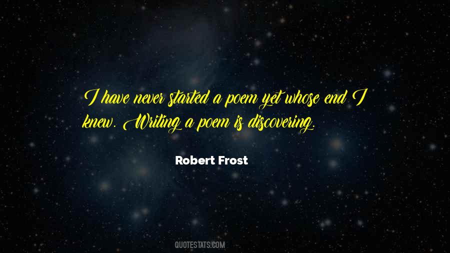 Robert Frost Poem Quotes #573715