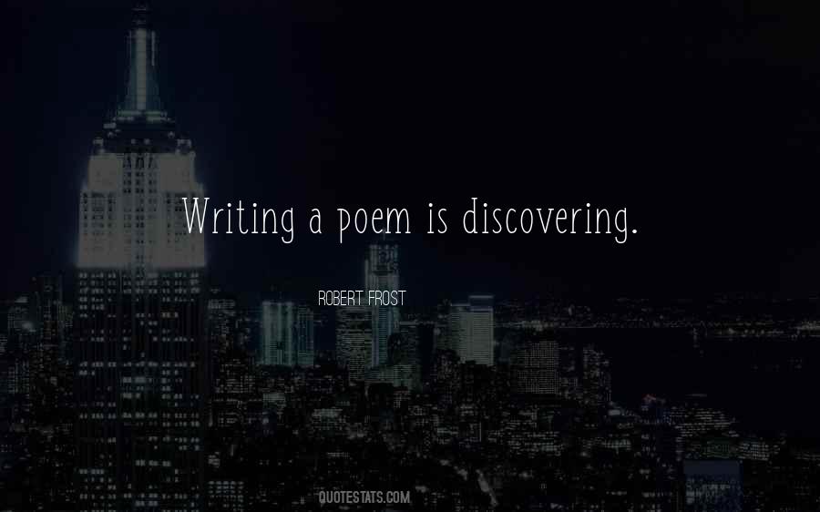 Robert Frost Poem Quotes #990074