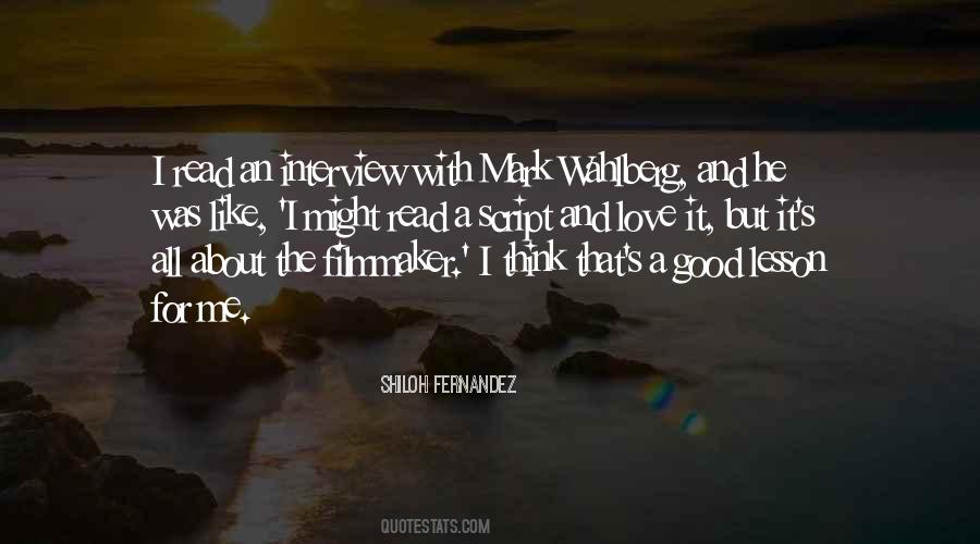 Quotes About Mark Wahlberg #1337660