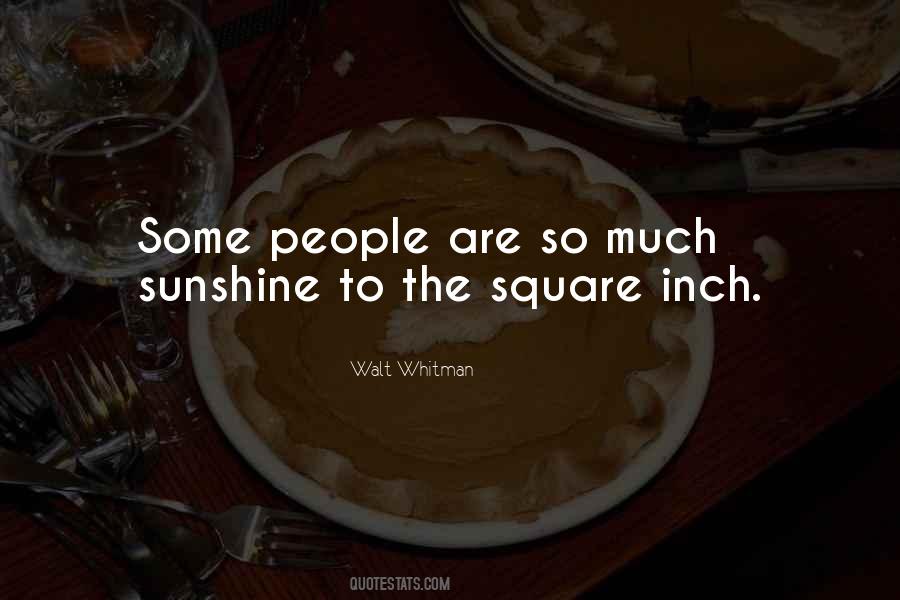 Quotes About Sunshine #1151706