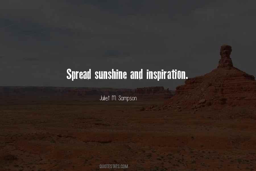 Quotes About Sunshine #1869750