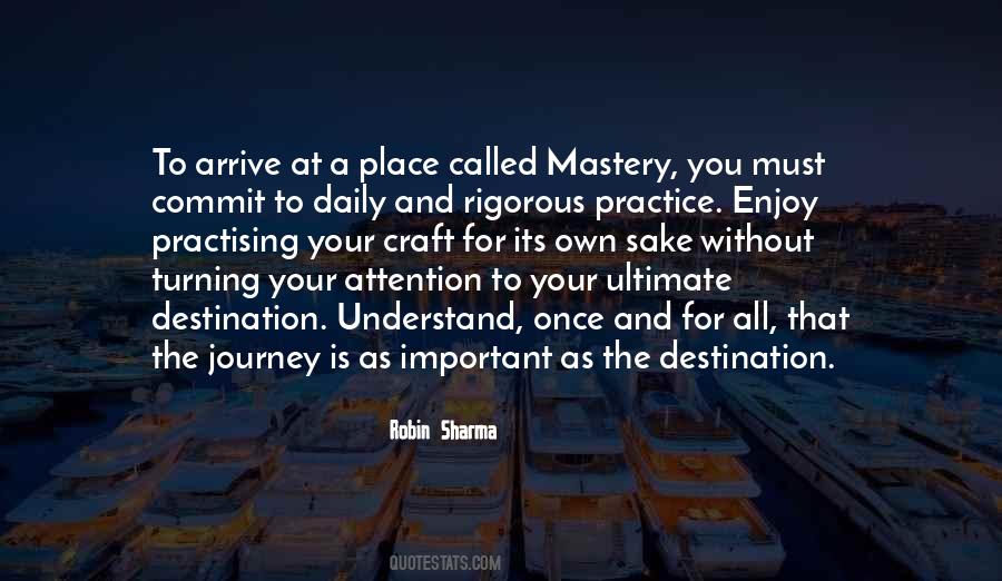 Robin Sharma Mastery Quotes #1406760